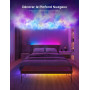 Govee Ruban LED RGBIC, Ruban LED 5m, WiFi Bande Compatible avec Alexa et Google Assistant, Contrôle App, DIY, Sync Musique, Lumi