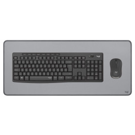 Logitech MK295 Souris Clavier sans Fil, Souris sans Fil Noire, Clavier AZERTY Français, Récepteur USB Unifying + Logitech Desk M