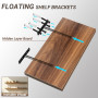 SAYAYO Equerre Etagere Murale Fixation Flottante Invisible, Support Etagere Murale en Métal, Tablette Flottante Support Charge L