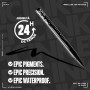 NYX Professional Makeup Eyeliner Feutre Epic Ink Liner, Waterproof, Formule Vegan, Lot de 2, Teinte : Black (01)