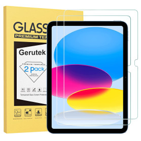 Gerutek [Lot de 2 Verre Trempé Pour iPad 11ème Génération 2025 (A16)/10ème Gén 2022, 11/10.9 Pouces, 9H Dureté, Haute Définition
