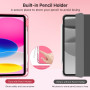 MoKo Coque pour iPad 11 Pouces (A16) 11e Génération 2025, iPad 10e Gén 10,9" 2022 avec Porte-Stylet, Étui iPad 10e Gen Mince Lég