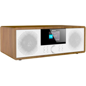 Denver Mir‑270B Chaîne Micro Hi‑FI Noire – Radio Internet, CD, Dab+ & FM, Bluetooth 5.0, Wi‑FI, USB, AUX – 2×100 W Max / 2×10 W 