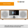 Denver Mir‑270B Chaîne Micro Hi‑FI Noire – Radio Internet, CD, Dab+ & FM, Bluetooth 5.0, Wi‑FI, USB, AUX – 2×100 W Max / 2×10 W 
