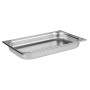 APS 81102 Récipient GN 1/1, récipient Gastronorm en acier inoxydable/dimensions 32,5 x 53 cm/profondeur 65 mm/volume 9 litres