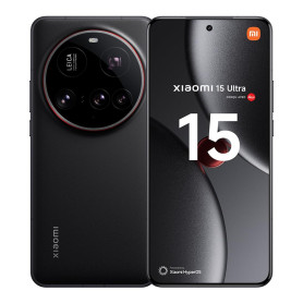 Xiaomi 15 Ultra Smartphone, 16+512GB, Noir, Super téléobjectif Leica 200MP 100mm, Batterie 5410mAh, HyperCharge 90W, HyperAI (Ch