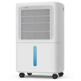 LEENON Deshumidificateur d Air 16L, Déshumidificateur Maison Electrique Silencieux con 3 Modes, Minuterie 24H, Séchage du Linge,