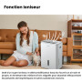 COMFEE' Déshumidificateur 2-EN-1,Elimine l'humidité jusqu'à 20L/Jour, Purification d'air avec ioniseur, 4 Modes, Fonction Air Sw