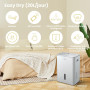 COMFEE' Déshumidificateur 2-EN-1,Elimine l'humidité jusqu'à 20L/Jour, Purification d'air avec ioniseur, 4 Modes, Fonction Air Sw
