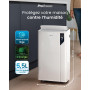 Pro Breeze Déshumidificateur d Air 20L/Jour - Deshumidificateur économe en énergie avec Mode Séchage des Vetements, Capteur et i