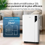 Pro Breeze Déshumidificateur d Air 20L/Jour - Deshumidificateur économe en énergie avec Mode Séchage des Vetements, Capteur et i
