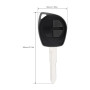 Clé télécommande non coupée à 2 boutons avec puce ID46 433 MHz pour Suzuki Swift, SX4, Alto, Jimny, Vitara, Ignis, Splash, année