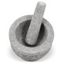 Cole & Mason H112128 Langley Mortier et Pilon, 15cm, Mortier et Pilon pour Épices Cuisine, Granit, Garantie de 2 Ans