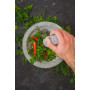 KitchenCraft World of Flavours - Ensemble Pilon Et Mortier Mexicain, Granit Naturel, 20 cm (8''), Gris