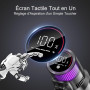 Vistefly V15s Max Aspirateur Balai sans Fil 580W, 55Kpa Aspirateur sans Fil Puissant 8 en 1, Écran Tactile LED Autonomie 70min D