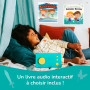 Lunii - Pack de Voyage Ma Fabrique à Histoires Verte et Son Casque - Boîte à Histoires avec Casque Audio Enfant - Livre Audio de