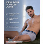 DANISH ENDURANCE Lot de 3 Boxers élastiques en Coton pour Homme