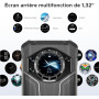DOOGEE S119 Téléphone Portable Incassable 【2025】 Écran Arrière 1,32'', 24GB+512GB/TF2TB, 10200mAh 33W, 6,72’’ FHD+ IPS, Caméra 1