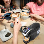 KOTLIE EM-308A Machine à café 5-en-1, compatible avec le café moulu/capsules/ESE（44mm）, quatre températures sélectionnables, sep