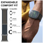 LontL Nylon Loop Compatible avec Bracelet Apple Watch Ultra 2 1, Series SE 10 9 8 7 6 5 4 3 2 1, Sport Bracelets pour iWatch 49m
