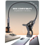 Lamicall Support Téléphone, Gooseneck Support Réglable - Universelle Rotation 360° Support pour iPhone 15 Pro Max Plus, 16/15/14