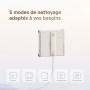 dreame C1 Robot Laveur de Vitres, Puissance d'Aspiration de 5 500 Pa, Protection et Sécurité Fiables, Technologie CornerClean, N