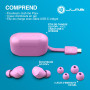 JLab Go Air Pop+ Ecouteurs Bluetooth sans Fil - Écouteurs Intra-Auriculaires avec Micro, 35+ Heures d'Autonomie, Ecouteur et Boî