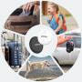 Android Traceur Tag,Google Tracker Fonctionne avec l’app Find Hub (Uniquement Android),Batterie Remplaçable,IP67 Imperméable,Blu