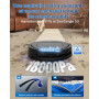 ECOVACS DEEBOT T80 Omni Robot Aspirateur Laveur, 18 000 Pa, Nettoyage Automatique instantané OZMO Roller, ZeroTangle 3.0, Lavage