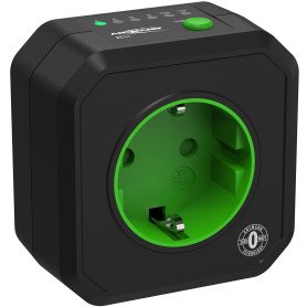 ANSMANN Prise programmable AES1 – Prise minuteur à économie d’énergie avec compte à rebours – Prise réglable à intervalle de tem