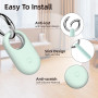 LETREEN Coque pour Samsung Galaxy SmartTag 2, Lot de 4 Étui de Protection en Silicone, Antichoc Anti-Rayures avec Porte clé pour