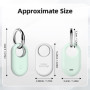 LETREEN Coque pour Samsung Galaxy SmartTag 2, Lot de 4 Étui de Protection en Silicone, Antichoc Anti-Rayures avec Porte clé pour