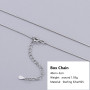 Bellitia Jewelry Collier pendentif avec améthyste naturelle en forme de poire pour Femmes, Collier pendantes en Argent Sterling 