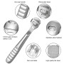 URAQT Râpe à Pied Pédicure, Rapeuse Pieds Anti-Callosités, Coupe Cors, Rasoir pour Talons, Professionnel Pédicure kit Outils ave
