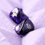 Linsoul Kiwi Ears Quartet 2DD+2BA Moniteur Intra-Auriculaire Hybride, HiFi Écouteurs avec Coque en Résine Artisanale, Câble IEM 