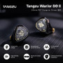 Linsoul TANGZU Wan’ER S.G II Moniteur Intra-auriculaire,Écouteurs filaires HiFi de Jeu avec Membrane Pet de 10 mm et câble OFC d