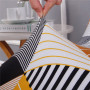 Housse de Chaise Scandinaves Lot de 6, Extensible Housse de Chaise de Salle à Manger, Universelle Couverture de Chaise sans Acco