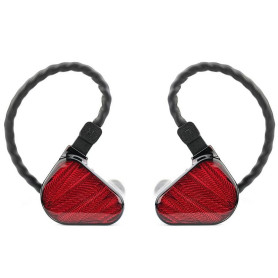 TRUTHEAR X Crinacle Zero : Écouteurs Intra-Auriculaires Double Dynamique Rouge