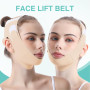 Masque Visage V-Line Refroidissant,Version Améliorée Ice-Cool,Masque Anti Double Menton Réutilisable,Bande Lifting Visage en Tis