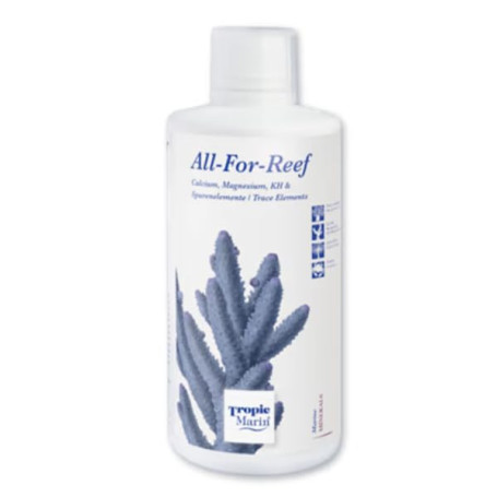 Tropic Marin All-for-Reef Bouteille de 250 ml – Calcium, magnésium, KH & oligo-éléments/Trace Elements