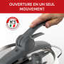 Lagostina Irradial Control Lagoeasy'UP Autocuiseur 5 L en Acier Inoxydable 18/10 Ø 22 cm, Casserole Induction et à Gaz, Couvercl