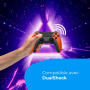 NK Wireless Controller for PS4 / PS3 / PC/Mobile - vibration, fonction de détection 6 axes, lumière LED, écran tactile, prise ca