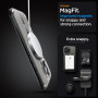 Spigen Coque pour iPhone 16 Pro Max, Ultra Hybrid MagFit, [Anti-jaunissement] 6,9 Pouces - Graphite