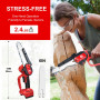 Mini tronçonneuse sans fil de 15,2 cm pour Milwaukee 18 V M18 (sans batterie), outil de scie à chaîne électrique portable sans b