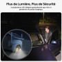 AOSU 2K Camera Surveillance Exterieure sans Fil, 4 Cam-Kit avec Homebase, Zéro Frais, 360° Panoramique PTZ, 3MP WiFi Solaire Cam