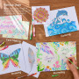 Shuttle Art 260 Stylo Gel Couleur, Lot Stylo Couleur 130 Stylos à Bille à Encre Gel avec 130 Recharges Inclus Couleur Paillette 