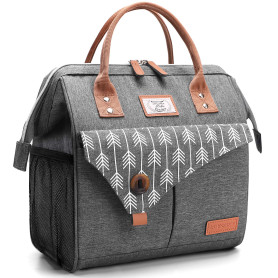 Lekesky Sac Isotherme Repas Femme 11 L Lunch Bag Glaciere Souple Isotherme,Sac Repas Portable Multi-usages polyfonctionnel et ét