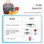 Lekesky Sac Isotherme Repas Femme 11 L Lunch Bag Glaciere Souple Isotherme,Sac Repas Portable Multi-usages polyfonctionnel et ét