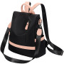Eshow Petit Sac a Dos Antivol Femme, Sacs à Main Portés Dos Elégant Léger, Sacoche Bandoulière pour Voyage Travail Loisirs Unive