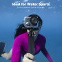AKASO V50 X Caméra Sport Kit de Poignée Flottant- Comprend 20MP Camera Sport 4K Etanche 30FPS avec Poignée Flottant pour Action